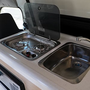 Apollo HiTop Campervan – 2 Berth-kitchen