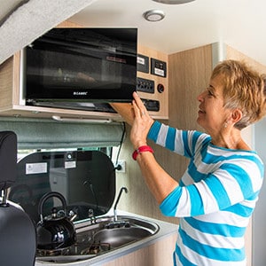 Britz Venturer Motorhome – 2 Berth – microwave