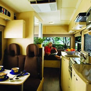 Kea Luxury Motorhome – 6 Berth – table