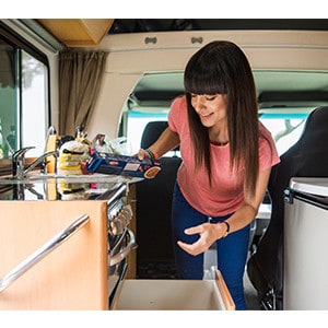 Mighty Big Six Motorhome – 6 Berth – kitchen