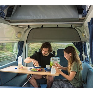 Mighty Highball Campervan – 3 Berth – dinning table