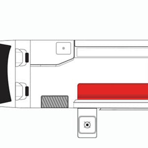 Mighty Jackpot Campervan – 2 Berth – day layout