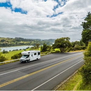 Britz Frontier Motorhome – 6 Berth Top View