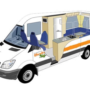 Britz Venturer Plus Campervan – 2 Berth – cutaway