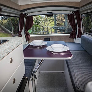 Happy 2 Deluxe Campervan – 2 Berth – dinette