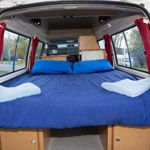 Happy 3 Campervan – 3 Berth – bed