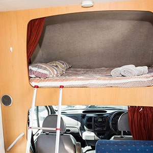 Happy 4 Motorhome-4 Berth-upper-bed (1)