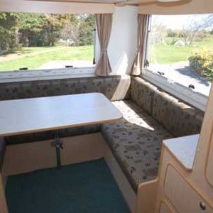 Kiwi Autohomes Riviera Motorhome – 6 Berth – table