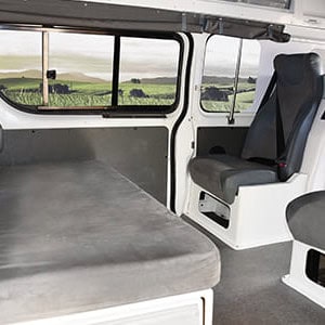 Lucky Rover High Top Campervan – 4 Berth-Rear Seating