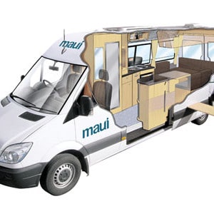 Maui Ultima Motorhome– 2 Berth – cutaway