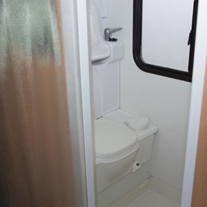 Kiwi Campervan – 4 Berth – toilet