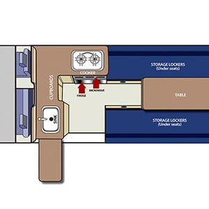 TA HiTop Campervan – 3 Berth – daytime