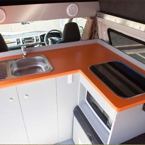 TA Kuga Campervan – 3 Berth – sink