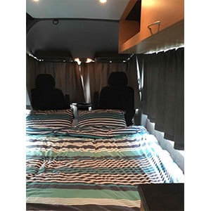 PH Motorhome – 2+1 Berth – double bed setup