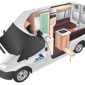 TUI Trail Seeker Deluxe – 2 Berth – cutaway