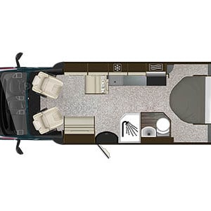 DNZ Deluxe – 4 Berth – layout