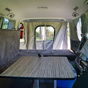 TUI Deluxe Sleepervan – 2 Berth – table