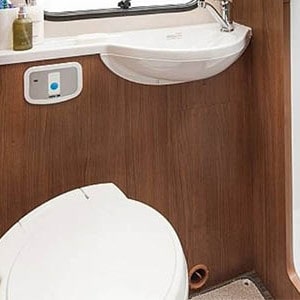 Discover NZ Tribute Campervan – 4 to 5 Berth – bathroom