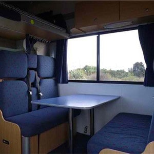 SAS Fiat Motorhome – 6 Berth – dining table