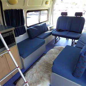 SAS Hi-Top Campervan – 4 Berth – seats