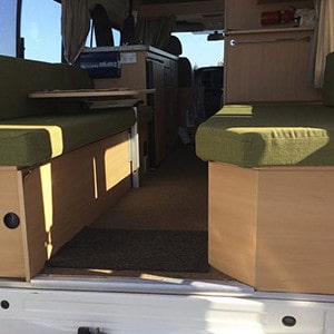 SAS Motorhome – 2 Berth – seats