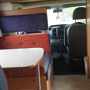 SAS Transit Motorhome – 6 Berth – dining area