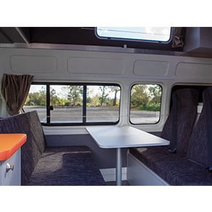 TA Hi 5 Campervan – 5 Berth- table area