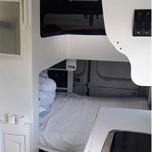 SAS Fiat Campervan – 4 Berth – bunk bed