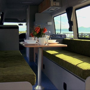 Wendekreisen Koru ST XL – 2 Berth – table