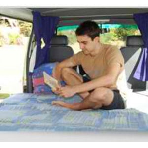 Escape Budget Campervan – 2-3 Berth – bed