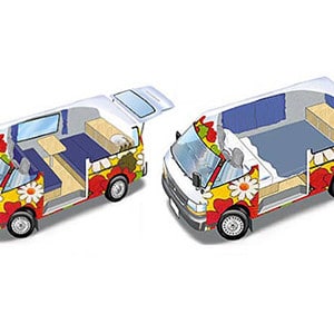 Escape Campervan – 2-3 Berth – cutaway