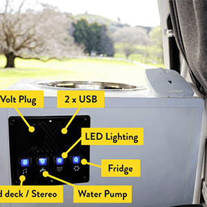 Mad Campers Self Contained Campervan – 2 Berth – power