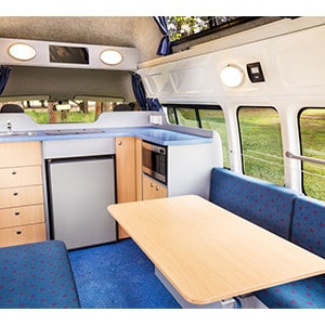 Freedom Path Finder Campervan – 4+1 Berth – kitchen