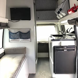 Lucky Rambler High Top Campervan – 3 Bert-Living Area