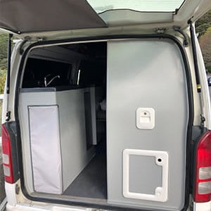 Lucky Rambler High Top Campervan – 3 Berth- Rear