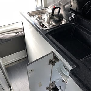 Lucky Rambler High Top Campervan – 3 Berth-kitchen (2)