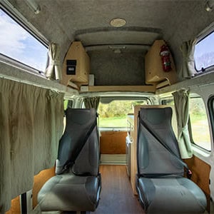 Happy Hi 4 Campervan – 4 Berth-Campers-rear-seating