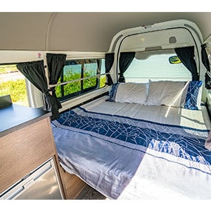 RRR Hi-Way Runner Campervan – 2 Berth – bed