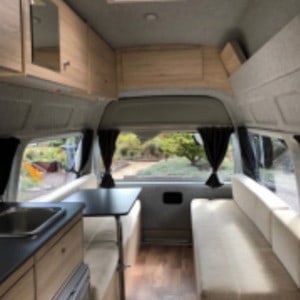 BZ Toyota Hiace Deluxe Campervan-2+1 Berth-interior (2)