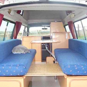 BZ Toyota Hiace HiTop Campervan – 2 to 3 Berth – dinette