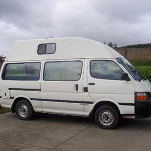 BZ Toyota Hiace HiTop Campervan – 2 to 3 Berth – external photo (2)