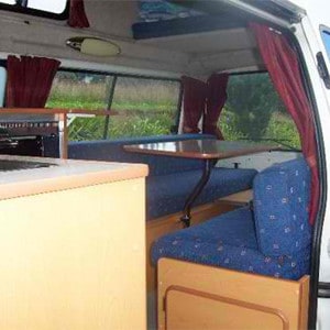 BZ Toyota Hiace HiTop Campervan – 2 to 3 Berth – internal photo