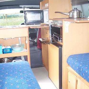 BZ Toyota Hiace HiTop Campervan – 2 to 3 Berth – kitchen (1)