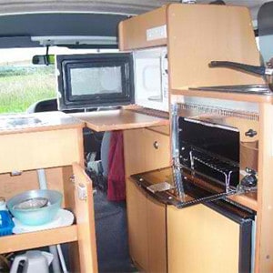 BZ Toyota Hiace HiTop Campervan – 2 to 3 Berth – kitchen (3)