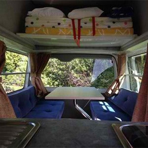 BZ Toyota Hiace HiTop Campervan – 3 Berth – internal photo (1)