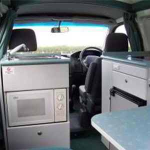 BZ Toyota Hiace SBV HiTop Campervan – 2 Berth – sink