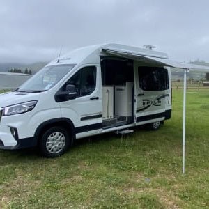 DNZ Deluxe Motorhome – 2+1 Berth Exterior with Awning