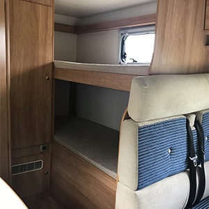 SAS Ford Transit Motorhome – 6 Berth – bunks and rear seats