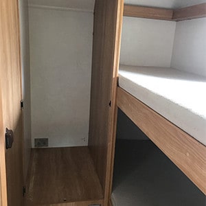 SAS Ford Transit Motorhome – 6 Berth – bunks and wardrobe