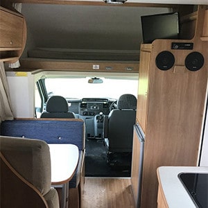 SAS Ford Transit Motorhome – 6 Berth – dining area